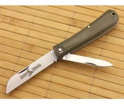 Farm and Field Tool Hayn' Helper Two-Blade OD Green Micarta