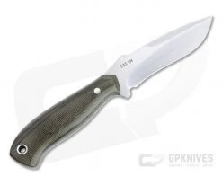 Mike Irie Model 113 Spear Point Satin S35VN Green Canvas Micarta Fixed Blade 4732 5 Mike Irie Model 113 Spear Point Satin S35VN Green Canvas Micarta Fixed Blade 4732 -Camping Knives best sale 4732 3