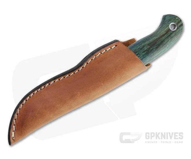 Mike Irie Model 110 Spear Point CPM-154 Bolstered Dyed Maple Fixed Blade 4735 2 Mike Irie Model 110 Spear Point CPM-154 Bolstered Dyed Maple Fixed Blade 4735 - Image 2