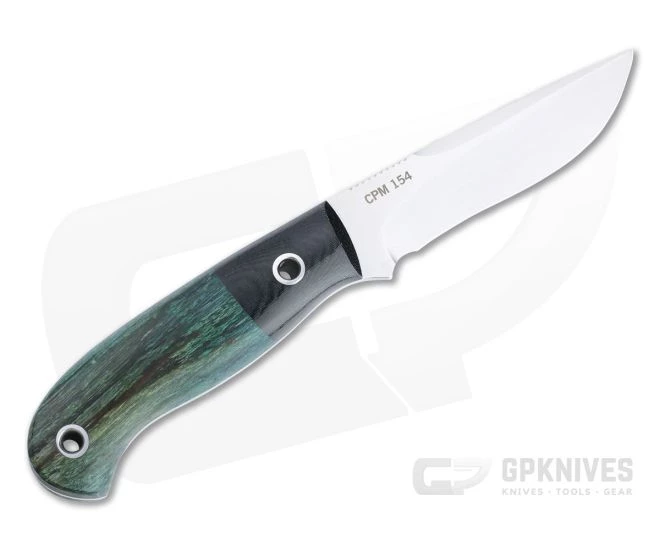 Mike Irie Model 110 Spear Point CPM-154 Bolstered Dyed Maple Fixed Blade 4735 3 Mike Irie Model 110 Spear Point CPM-154 Bolstered Dyed Maple Fixed Blade 4735 - Image 3