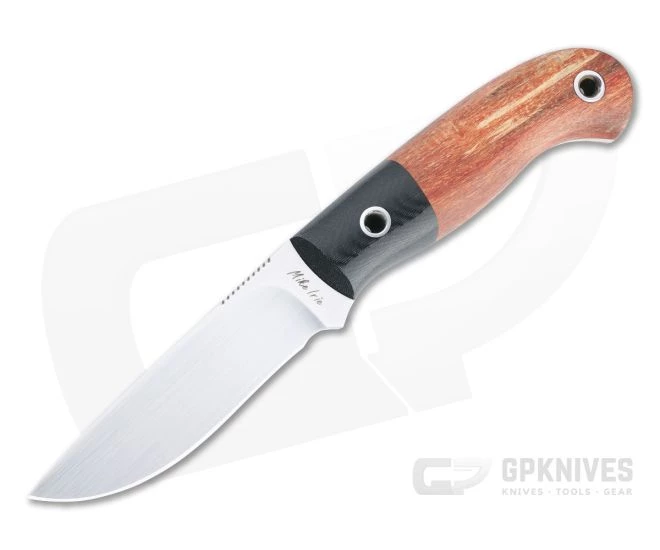 Mike Irie Model 110 Drop Point CPM-154 Bolstered Dyed Maple Fixed Blade 4740 1 Mike Irie Model 110 Drop Point CPM-154 Bolstered Dyed Maple Fixed Blade 4740