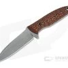 Tom Krein Custom TK-8 Defender Acid Washed Nitro-V Anso Milled Pumpkin G10 Fixed Blade
