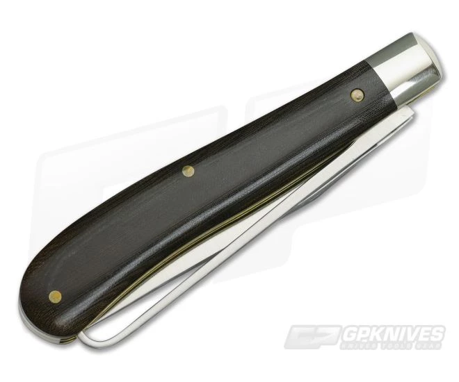 Great Eastern #48 Woodcock 440C Bird Knife Green Linen Micarta 2 Great Eastern #48 Woodcock 440C Bird Knife Green Linen Micarta - Image 2