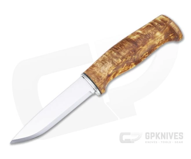 Helle Knives Fjellkniven 12C27 Curly Birch Fixed Blade Knife 1 Helle Knives Fjellkniven 12C27 Curly Birch Fixed Blade Knife