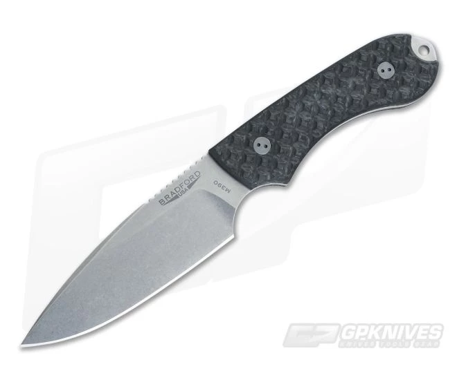 Bradford Knives Guardian4 Carbon Fiber False Edge Stonewash M390 1 Bradford Knives Guardian4 Carbon Fiber False Edge Stonewash M390