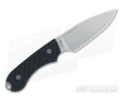 Bradford Knives Guardian4 PHT Flat Grind Black G10 Stonewash 3V -Camping Knives best sale 4fh 001 3v 3