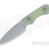 Bradford Knives Guardian4 PHT Flat Grind Ghost G10 Stonewash 3V