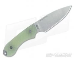Bradford Knives Guardian4 PHT Flat Grind Ghost G10 Stonewash 3V -Camping Knives best sale 4fh 007 3v 3