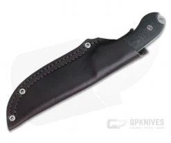 Bradford Knives Guardian4 Full Flat Grind 3D Black Micarta Stonewashed 3V Fixed Blade Knife -Camping Knives best sale 4fh 101 3v 2 1