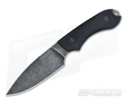 Bradford Knives Guardian4 PHT Flat Grind 3D Black Micarta Nimbus 3V