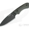 Bradford Knives Guardian4 Full Flat Grind 3D OD Green Micarta DLC 3V Fixed Blade Knife