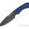Bradford Knives Guardian4 PHT Flat Grind 3D Black/Blue G10 DLC 3V