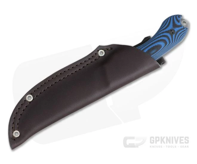 Bradford Knives Guardian4 Full Flat Grind 3D Blue/Black G10 Nimbus 3V Fixed Blade Knife 3 Bradford Knives Guardian4 Full Flat Grind 3D Blue/Black G10 Nimbus 3V Fixed Blade Knife - Image 3