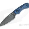 Bradford Knives Guardian4 Full Flat Grind 3D Blue/Black G10 Nimbus 3V Fixed Blade Knife