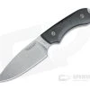 Bradford Knives Guardian4 Full Flat Grind 3D Carbon Fiber Stonewashed 3V Fixed Blade Knife