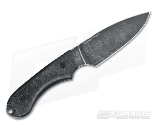 Bradford Knives Guardian4 Full Flat Grind 3D Carbon Fiber Nimbus 3V Fixed Blade Knife 6 Bradford Knives Guardian4 Full Flat Grind 3D Carbon Fiber Nimbus 3V Fixed Blade Knife - Image 6