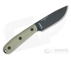 ESEE 4HM-K Black Plain Edge Rounded Handle Kydex Sheath 5 ESEE 4HM-K Black Plain Edge Rounded Handle Kydex Sheath -Camping Knives best sale 4hm k 3