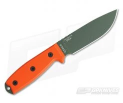 ESEE 4 OD Green Plain Edge Orange G10 Black Sheath -Camping Knives best sale 4p od 3