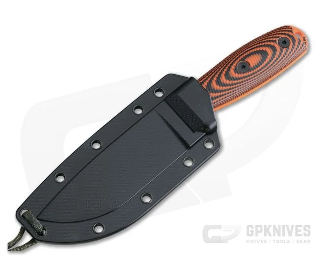 ESEE 4 Orange Blade 3D Orange/Black G10 Handles Fixed Blade 4POR-006 2 ESEE 4 Orange Blade 3D Orange/Black G10 Handles Fixed Blade 4POR-006 - Image 2