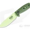 ESEE 4 Venom Green Blade 3D Neon Green/Black G10 Handles Fixed Blade 4PVG-007