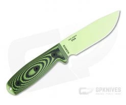 ESEE 4 Venom Green Blade 3D Neon Green/Black G10 Handles Fixed Blade 4PVG-007 -Camping Knives best sale 4pvg 007 3