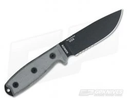 ESEE 4S Part Serrated Blade Black Sheath -Camping Knives best sale 4s b 3