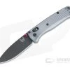 Benchmade Bugout Black M390 Milled Gray Aluminum AXIS Lock Folder 535BK-4