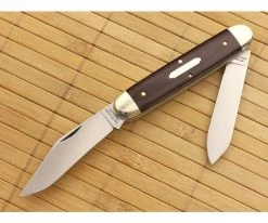 Tidioute Cutlery #54 Big Moose Maroon Linen Micarta