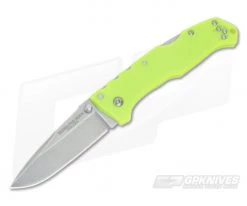 Cold Steel Working Man Neon Green Folder 54NVLM