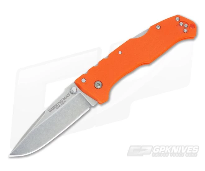 Cold Steel Working Man Blaze Orange Folder 54NVRY 1 Cold Steel Working Man Blaze Orange Folder 54NVRY