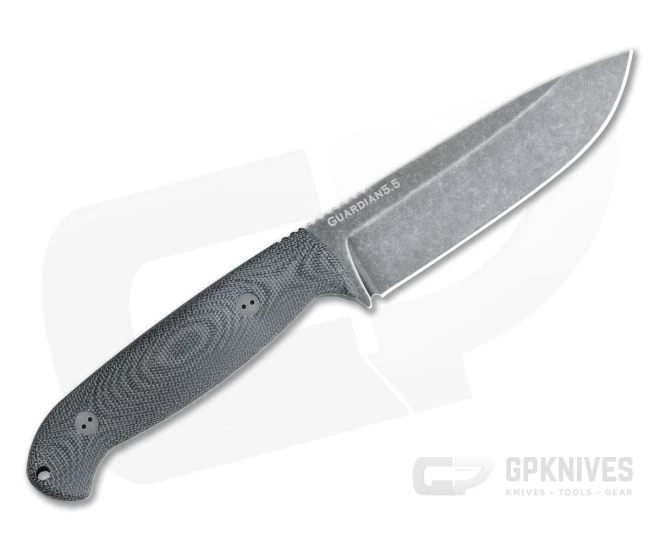 Bradford Knives Guardian5.5 3D Black Micarta Sabre Grind Nimbus 3V 3 Bradford Knives Guardian5.5 3D Black Micarta Sabre Grind Nimbus 3V - Image 3