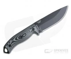 ESEE 5 Black Blade 3D Gray/Black G10 Handles Fixed Blade 5PB-002 5 ESEE 5 Black Blade 3D Gray/Black G10 Handles Fixed Blade 5PB-002 -Camping Knives best sale 5pb 002 3