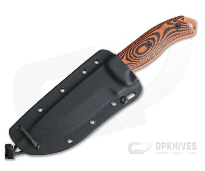 ESEE 5 Orange Blade 3D Orange/Black G10 Handles Fixed Blade 5POR-006 2 ESEE 5 Orange Blade 3D Orange/Black G10 Handles Fixed Blade 5POR-006 - Image 2