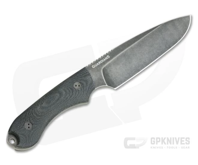 Bradford Guardian5 Sabre Ground Nimbus 3V 3D Black Canvas Micarta Fixed Blade 3 Bradford Guardian5 Sabre Ground Nimbus 3V 3D Black Canvas Micarta Fixed Blade - Image 3