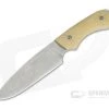 Bradford Guardian5 Sabre Ground Stonewashed 3V 3D Natural Canvas Micarta Fixed Blade