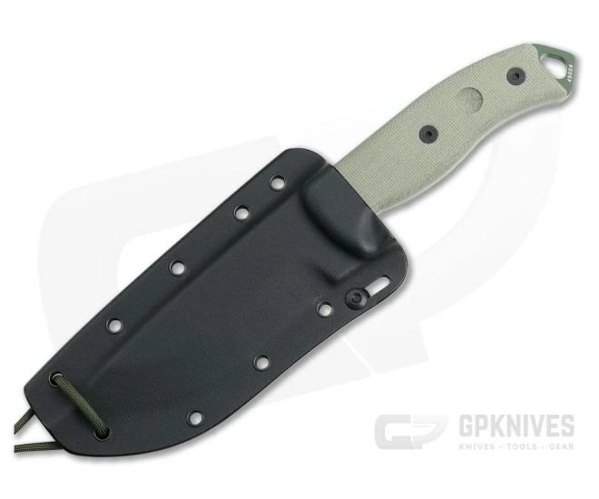 ESEE 5S Serrated OD Green with Black Kydex Sheath 2 ESEE 5S Serrated OD Green with Black Kydex Sheath - Image 2