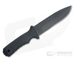 MAC Coltellerie 631-BE Black Nitro-B Black Polymer Outdoor Fixed Blade -Camping Knives best sale 631 be 3