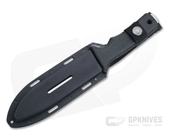 MAC Coltellerie 631 Satin Nitro-B Black Polymer Outdoor Fixed Blade 2 MAC Coltellerie 631 Satin Nitro-B Black Polymer Outdoor Fixed Blade - Image 2