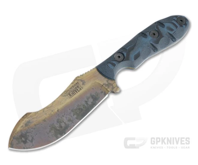 Dawson Knives Javalina Arizona Copper 3V Blue/Black G10 Fixed Blade Hunter 1 Dawson Knives Javalina Arizona Copper 3V Blue/Black G10 Fixed Blade Hunter