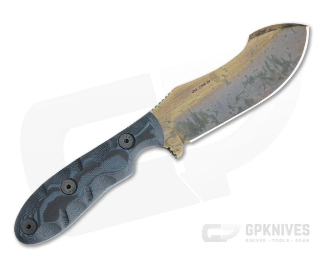 Dawson Knives Javalina Arizona Copper 3V Blue/Black G10 Fixed Blade Hunter 3 Dawson Knives Javalina Arizona Copper 3V Blue/Black G10 Fixed Blade Hunter - Image 3