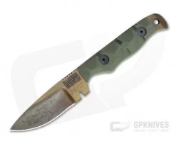 Dawson Knives Handyman Arizona Copper 3V OD Green G10 Fixed Blade