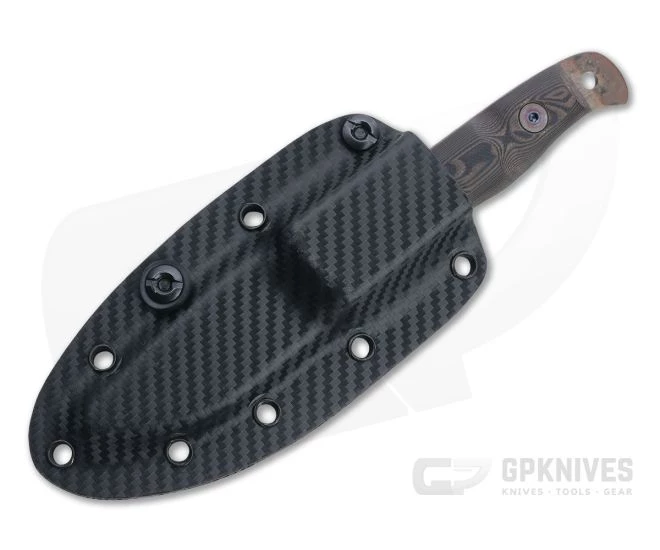 Dawson Knives Handyman Arizona Copper 3V Orange/Black G10 Fixed Blade 2 Dawson Knives Handyman Arizona Copper 3V Orange/Black G10 Fixed Blade - Image 2