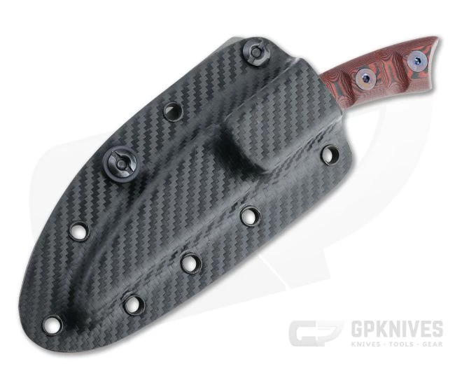 Dawson Knives Angler Arizona Copper 3V Red/Black G10 Fixed Blade 2 Dawson Knives Angler Arizona Copper 3V Red/Black G10 Fixed Blade - Image 2