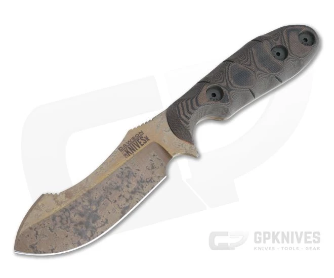 Dawson Knives Javalina Arizona Copper 3V Orange/Black G10 Fixed Blade Hunter 1 Dawson Knives Javalina Arizona Copper 3V Orange/Black G10 Fixed Blade Hunter