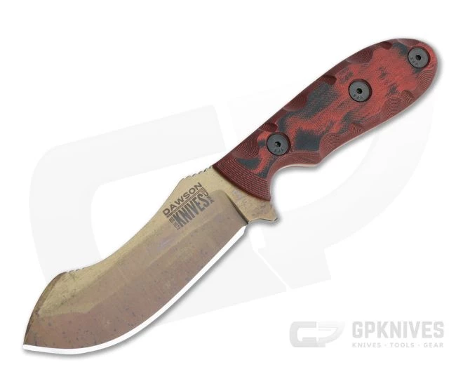 Dawson Knives Javalina Arizona Copper 3V Red/Black G10 Fixed Blade Hunter 1 Dawson Knives Javalina Arizona Copper 3V Red/Black G10 Fixed Blade Hunter