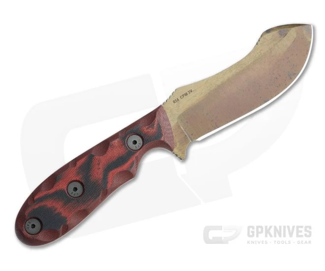 Dawson Knives Javalina Arizona Copper 3V Red/Black G10 Fixed Blade Hunter 3 Dawson Knives Javalina Arizona Copper 3V Red/Black G10 Fixed Blade Hunter - Image 3