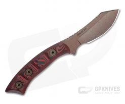 Dawson Knives Snakebite Arizona Copper 3V Red/Black G10 Pocket Fixed Blade -Camping Knives best sale 64247 3 1