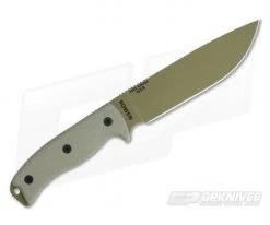 ESEE 6P Dark Earth Plain Edge Black Sheath -Camping Knives best sale 6p de 3