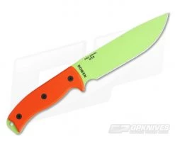 ESEE 6 Venom Green Plain Edge Orange G10 Black Sheath -Camping Knives best sale 6p vg 3