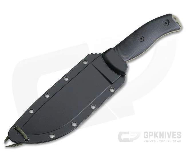 ESEE 6 Dark Earth Blade 3D Black G10 Handles Fixed Blade 6PDE-001 2 ESEE 6 Dark Earth Blade 3D Black G10 Handles Fixed Blade 6PDE-001 - Image 2
